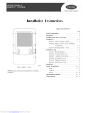 Carrier Infinity Systxccuid01 A Manuals Manualslib