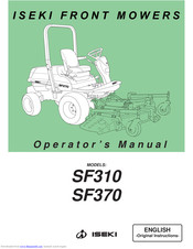 Wartungssatz für Iseki Mähtraktor SF 310 Iseki Wartungskit