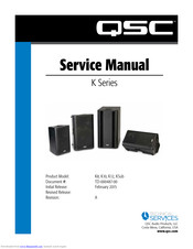 Qsc K8 Manuals | ManualsLib