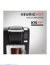 Keurig K15 Classic Series Manuals | ManualsLib