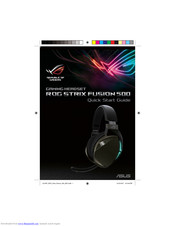 Asus Rog Strix Fusion 500 Quick Start Manual Pdf Download Manualslib