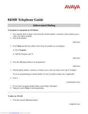 Avaya Definity 8410D Manuals | ManualsLib