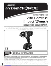 Draper Storm Force Ciw20lisf Instructions Manual Pdf Download