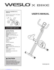 weslo x bike