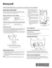 Honeywell hm750a1000 electrode steam humidifier