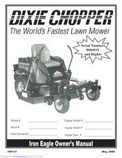 Dixie chopper Iron Eagle 2350 Manuals | ManualsLib