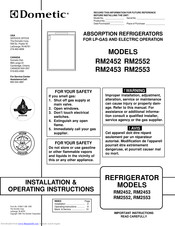 Dometic RM2453 and Manuals | ManualsLib