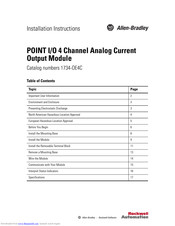 Allen-bradley 1734-OE4C Manuals | ManualsLib