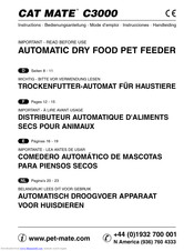 Pet mate cat mate C3000 Manuals 