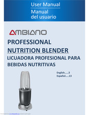 ambiano baby food steamer and blender manual