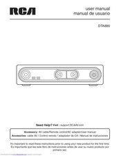 Rca DTA880 Manuals | ManualsLib