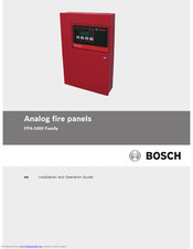 Bosch Fpa 1000 V2 Manuals