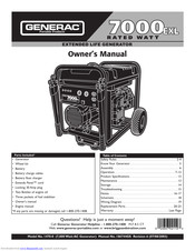 Generac power systems 7000exl Manuals | ManualsLib