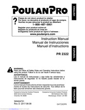 Poulan pro PR 2322 Manuals | ManualsLib