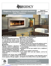 Regency Fireplace Products Horizon Hzo42 Lp Manuals