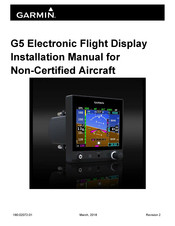 Garmin G5 Installation Manual Pdf Download Manualslib