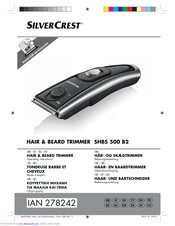 silver crest hair and beard trimmer instructions