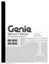 Genie GS-2032 Manuals | ManualsLib