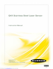 Banner Q4x Instruction Manual Pdf Download
