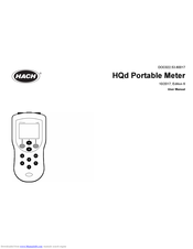 Hach HQ40d Manuals | ManualsLib