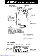 Sekonic Flashmate L-308S Manuals