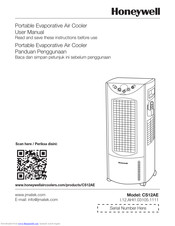 Honeywell Cl30xcww 525 Cfm Indoor Portable Evaporative Air Cooler 30 Liter White Honeywell Store