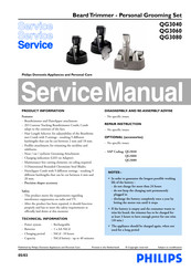 philips qg3080 battery