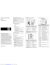 Hp Proliant Ml110 G6 Manuals Manualslib