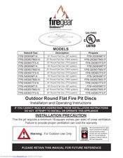 Firegear outdoors FPB-44DBSTFS-P Manuals | ManualsLib