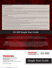 Toshiba ACE-tronics G9 ASD Manuals | ManualsLib