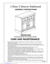 Mercers Furniture Corona 2 Door Wardrobe Manuals Manualslib