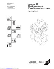 Endress+hauser PROMAG 33 Manuals | ManualsLib