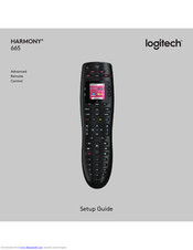 Logitech HARMONY 665 Manuals | ManualsLib