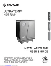 Pentair ULTRATEMP 110 Manuals | ManualsLib