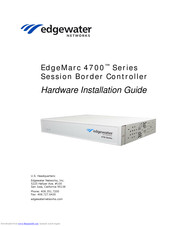 Edgewater networks EdgeMarc 4700 Series Manuals | ManualsLib