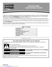 maytag dishwasher w10199645
