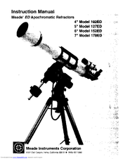 Meade 178ED Manuals | ManualsLib