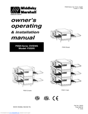 Middleby marshall PS520G Manuals | ManualsLib