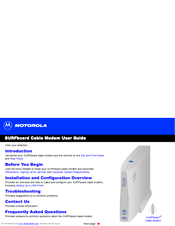 Motorola Surfboard Sb6180 Installation Manual Pdf Download Manualslib