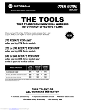 Motorola RDU4100 Manuals | ManualsLib