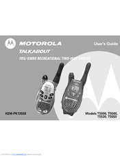 Motorola TALKABOUT T5000 Manuals | ManualsLib