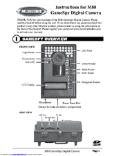 Moultrie GAMESPY DIGITAL CAMERA M80 Manuals | ManualsLib