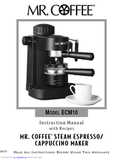 Mr. coffee ECM10 Manuals | ManualsLib