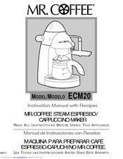 Mr. coffee ECM20 Manuals | ManualsLib