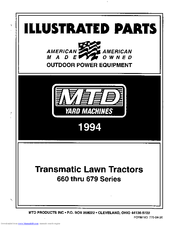 Mtd 660 thru 679 Manuals | ManualsLib