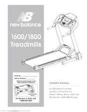 new balance 1600 treadmill