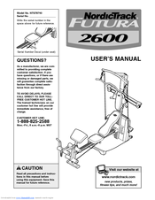 Nordictrack Futura 2600 Manuals | ManualsLib