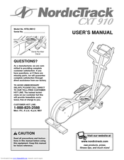 Nordictrack CXT 910 Manuals | ManualsLib