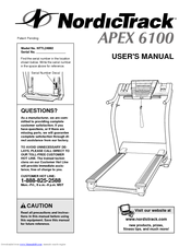 Nordictrack Apex 6100 Manuals | ManualsLib
