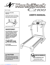 nordictrack c2100 treadmill